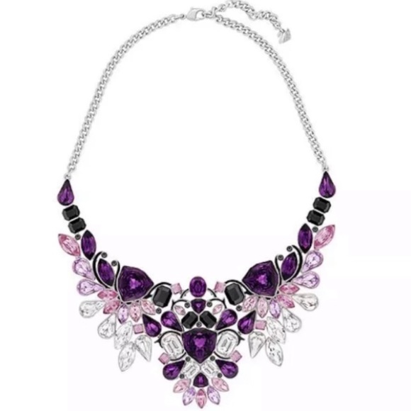 Swarovski Jewelry - Swarovski Statement Necklace purple impulse